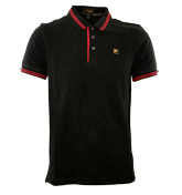 Black Pique Polo Shirt