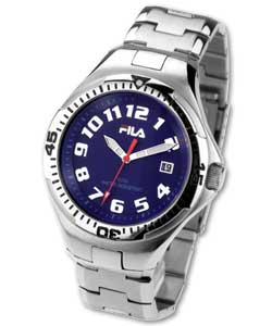 Fila Gents Blue Dial Bracelet Watch