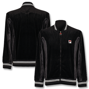 Matchday Velour Jacket - Black/Grey