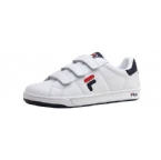 Mens Tramline Velcro Trainer White/Navy/Red