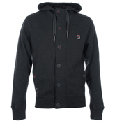 Dark Grey Marl Hooded Sweatshirt