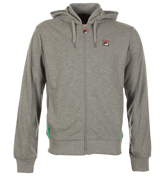 Fila Rimini 2 Grey Full Zip Hooded Sweatshirt