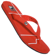 Fila Terrinda Red Flip Flops