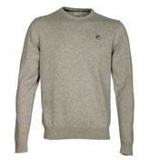 Wilcox Silver Grey Crew Neck Sweater