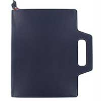 Domino Zipped Folder With Handles Navy