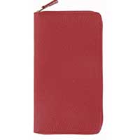 Filofax Finsbury Large Zipped Purse Red