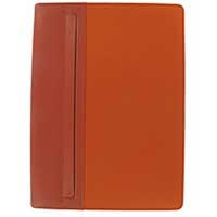 Graphic Zipped Folder Burnt Orange