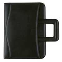 Metropol Zipped Portfolio With Handles Black