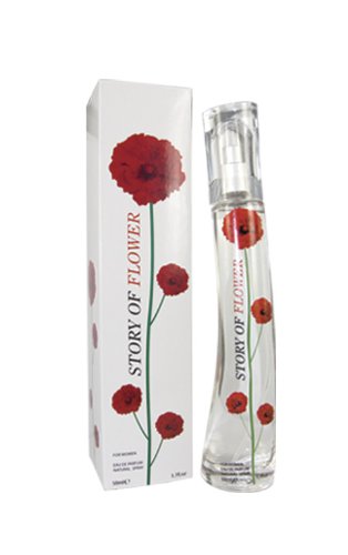 Story of Flower Red Ladies Women Perfume Eau De Parfum Spray Gift 50ml