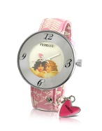 Fiorucci Peek A Boo! Pink Watch