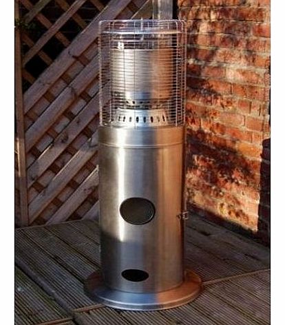 Floor Standing Bullet Stainless Steel Gas Patio Heater