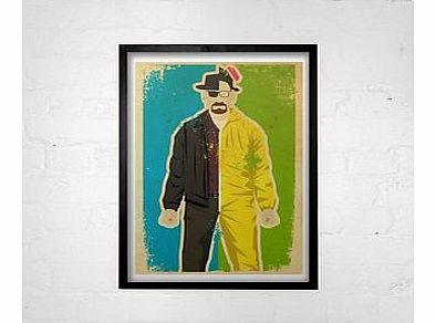Breaking Walt (Large in a Black Frame)