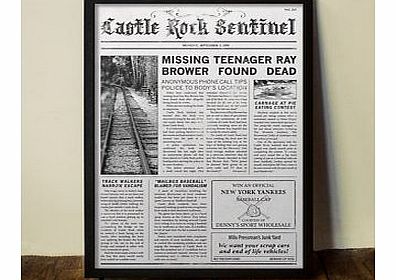 Castle Rock Sentinel (Large in a Black Frame)