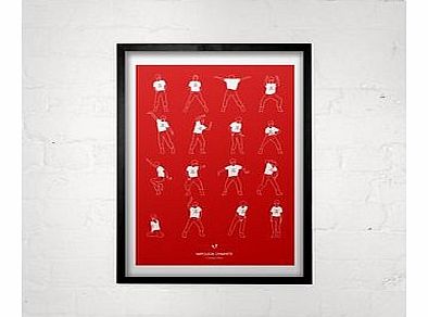 Dynamite Dance (Large in a Black Frame)