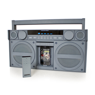 Firebox iHome iP4 Boombox (Grey)