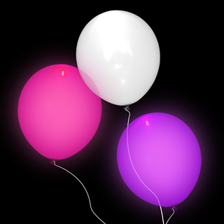 illoom balloons (15 Pack Pink/White/Purple)