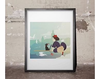 Kikis (Large in a Black Frame)