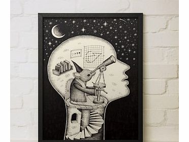 Observatory (Large in a Black Frame)