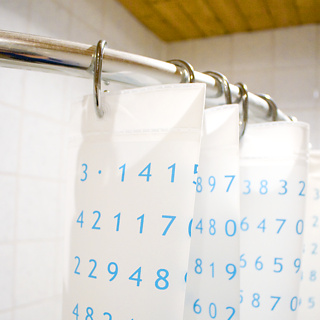 Pi Shower Curtain