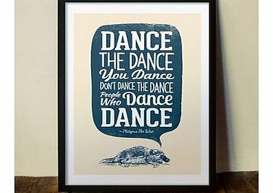 Platypus the Wise (Large in a Black Frame)