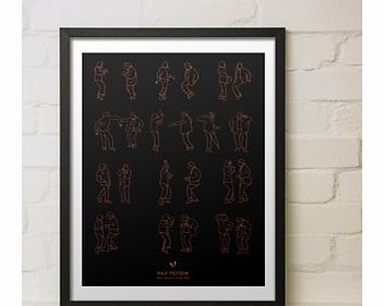 Pulp Dance (Large in a Black Frame)