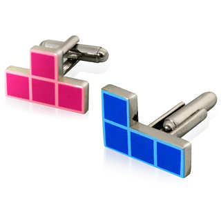 Tetris Cufflinks