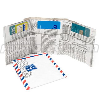 Tyvek Wallets (Newsprint)