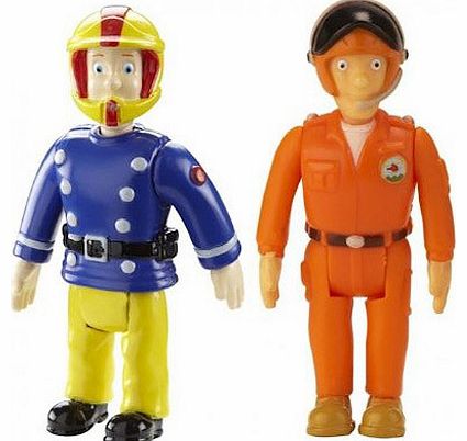 Fireman Sam Action Figures 2 Pack - Sam and Tom