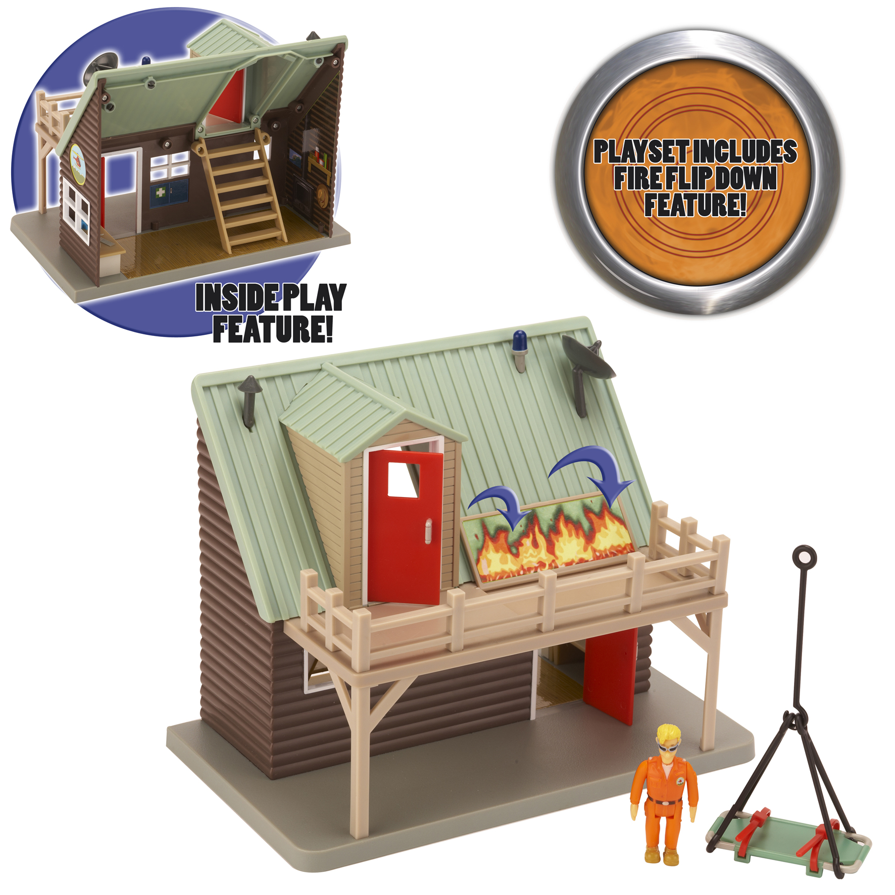 Playset W/figure- Mountain Lodge