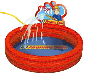 fireman sam Spray Paddling Pool