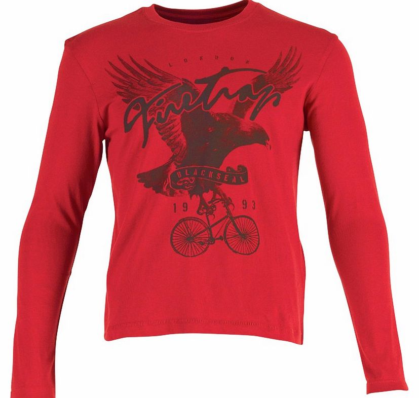 Boys Long Sleeve T-Shirt Chilli Red