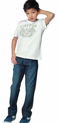 Boys White T-Shirt - 8-9 Years