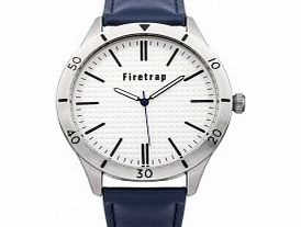 Firetrap Mens Blue Leather Strap Watch