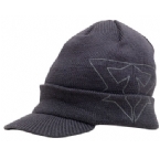 Mens Hercules Peaked Beanie Black