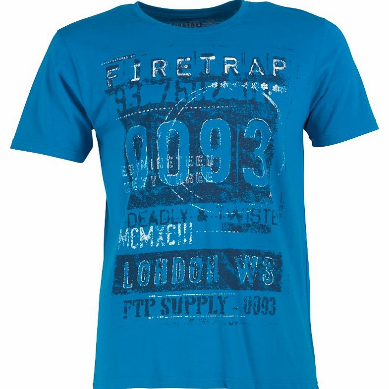 Mens Milly T-Shirt Directorie Blue