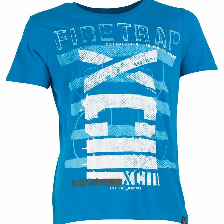 Mens Roman T-Shirt Directorie Blue