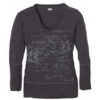 Womens Aesop Long Sleeve T-Shirt Black