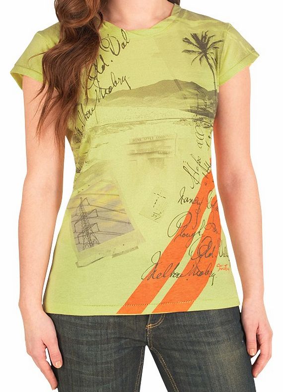 Womens Dionne Souvenir T-Shirt Citrus