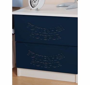 First Team Furniture Tottenham Hotspur 2 Drawer Bedside Cabinet