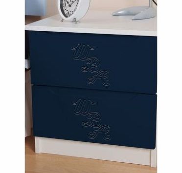 First Team Furniture West Brom 2 Drawer Bedside Cabinet