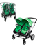 Twin Pushchair Green