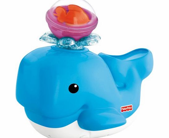 Fisher-Price Brilliant Basics Spray N Lights Bath Whale