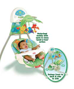 Rainforest Open Top Cradle Swing