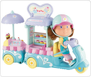 Rosie` World Cupcake And Ice Cream Cart