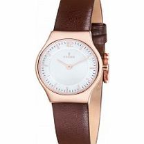 Fjord Ladies Edla 2 Hand Rose Gold Brown Watch