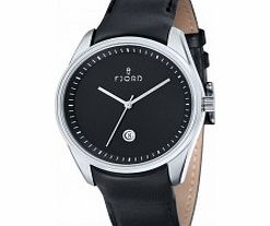 Fjord Mens Dan 3 Hand Black Watch