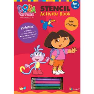 Funtastic Dora The Explorer Stencil Book