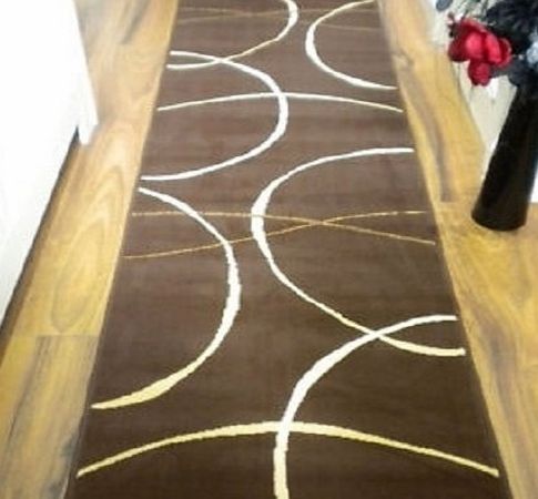 Flair Rugs Retro Classics 9255 Runner, Brown, 60 x 230 Cm