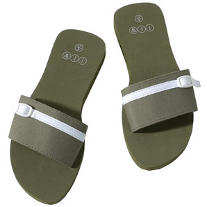 Flip Flops- Khaki- Size 6