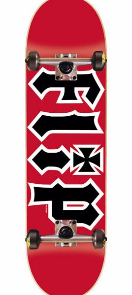 Flip Skateboards Flip HKD Complete Skateboard Red - 7.5 inch